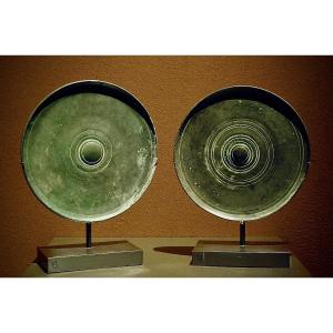 Mirror. Khmer. Bronze 13/14 Th C .  