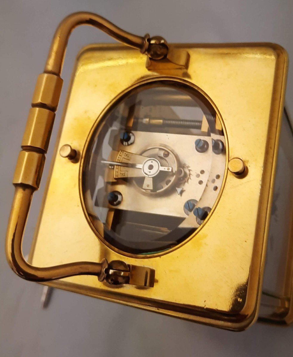 Carriage Clock , Travel Clock To Strike Hours And Repetition 5 '-photo-1