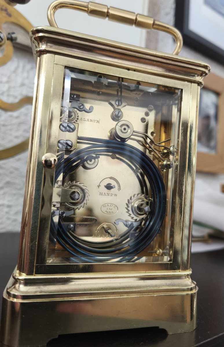 Pendulette  De Voyage  DROCOURT Grande Sonnerie exposition universelle 1900-photo-2
