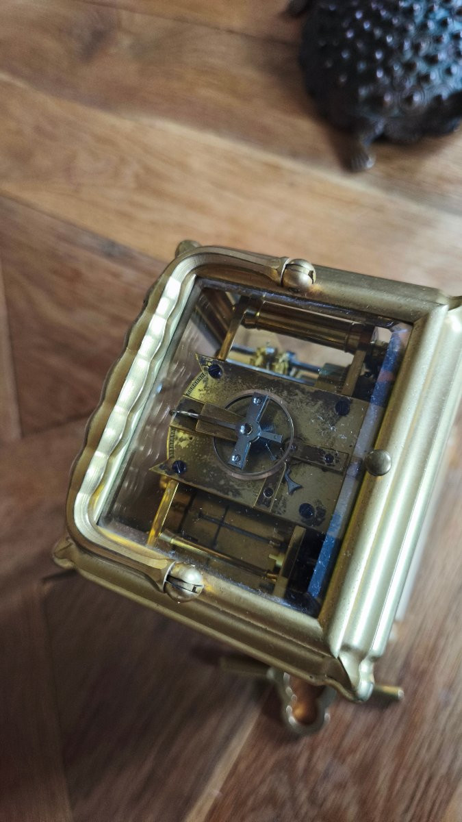 L. Leroy Et Cie Travel Clock, Large Chime, Small Second-photo-4