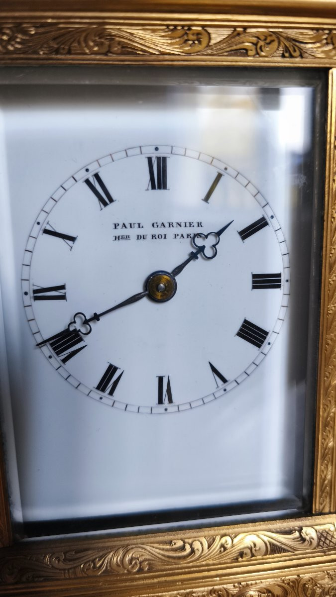 Paul Garnier Travel Clock With Special Escapement 1830-photo-5