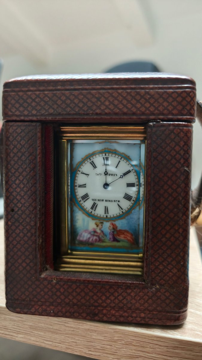 Pendulette de voyage Mignonnette  porcelaines Sèvres -photo-2