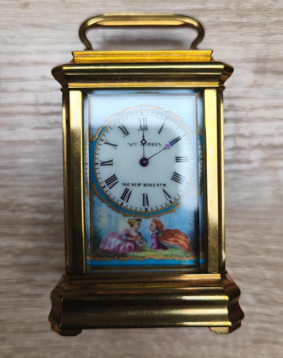 Pendulette de voyage Mignonnette  porcelaines Sèvres -photo-4