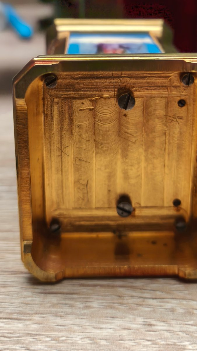 Pendulette de voyage Mignonnette  porcelaines Sèvres -photo-2