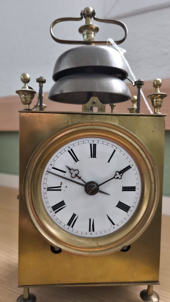 Nasturtium Clock Officer 2 Clocks Travel Circa 1820