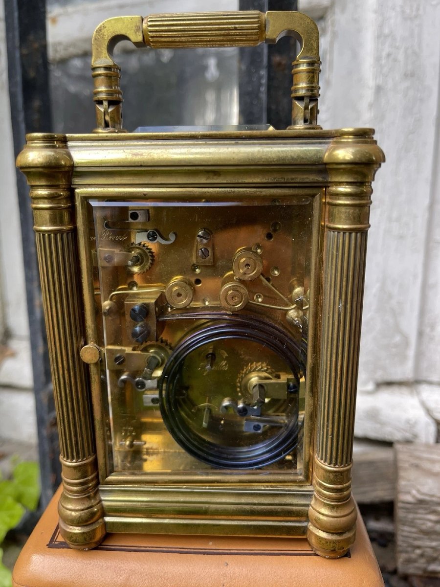 Breguet N°3134 Officer's Pendulum Clock Travel Quarter Strike-photo-3