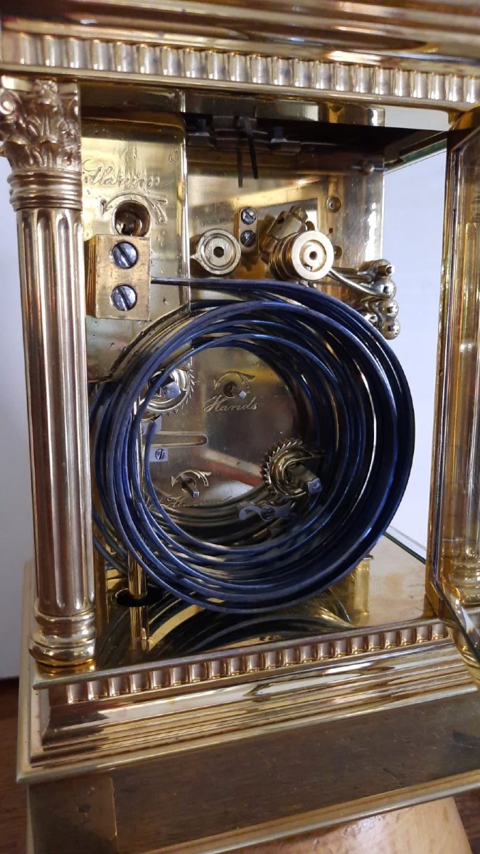 Westminster Great Chime Travel Clock, Pendulette, 6 Hammers-photo-2