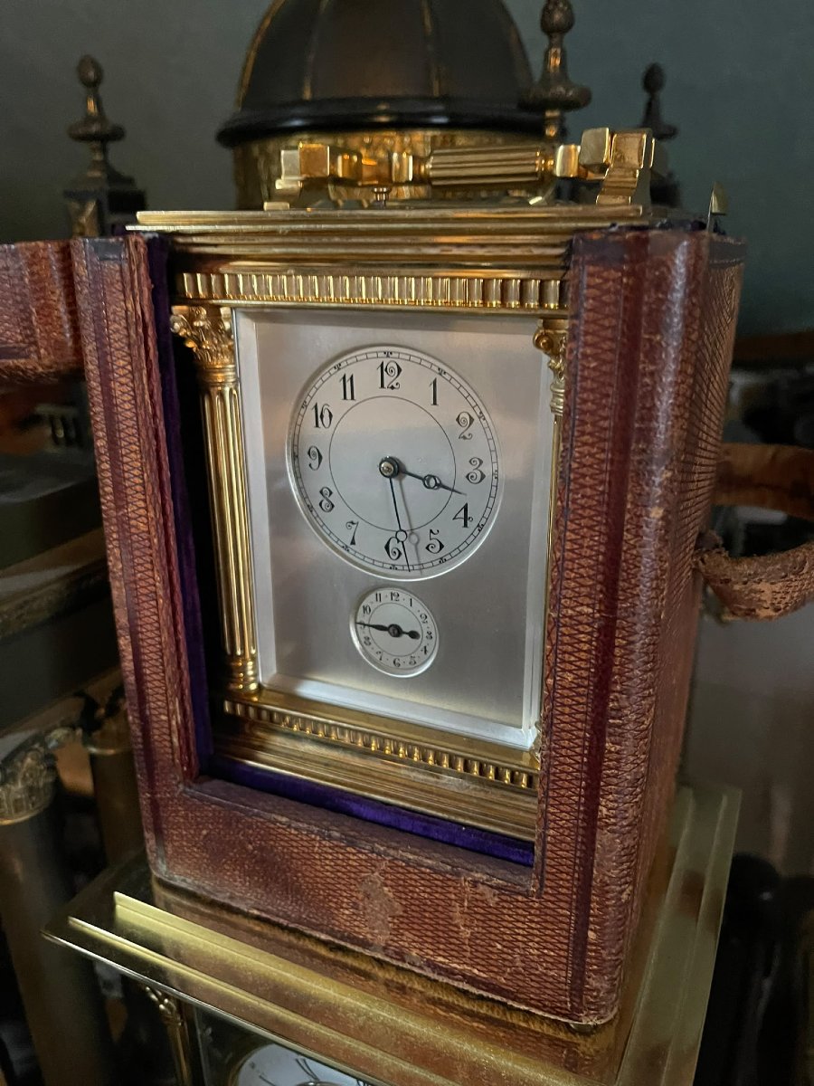 Westminster Great Chime Travel Clock, Pendulette, 6 Hammers-photo-4