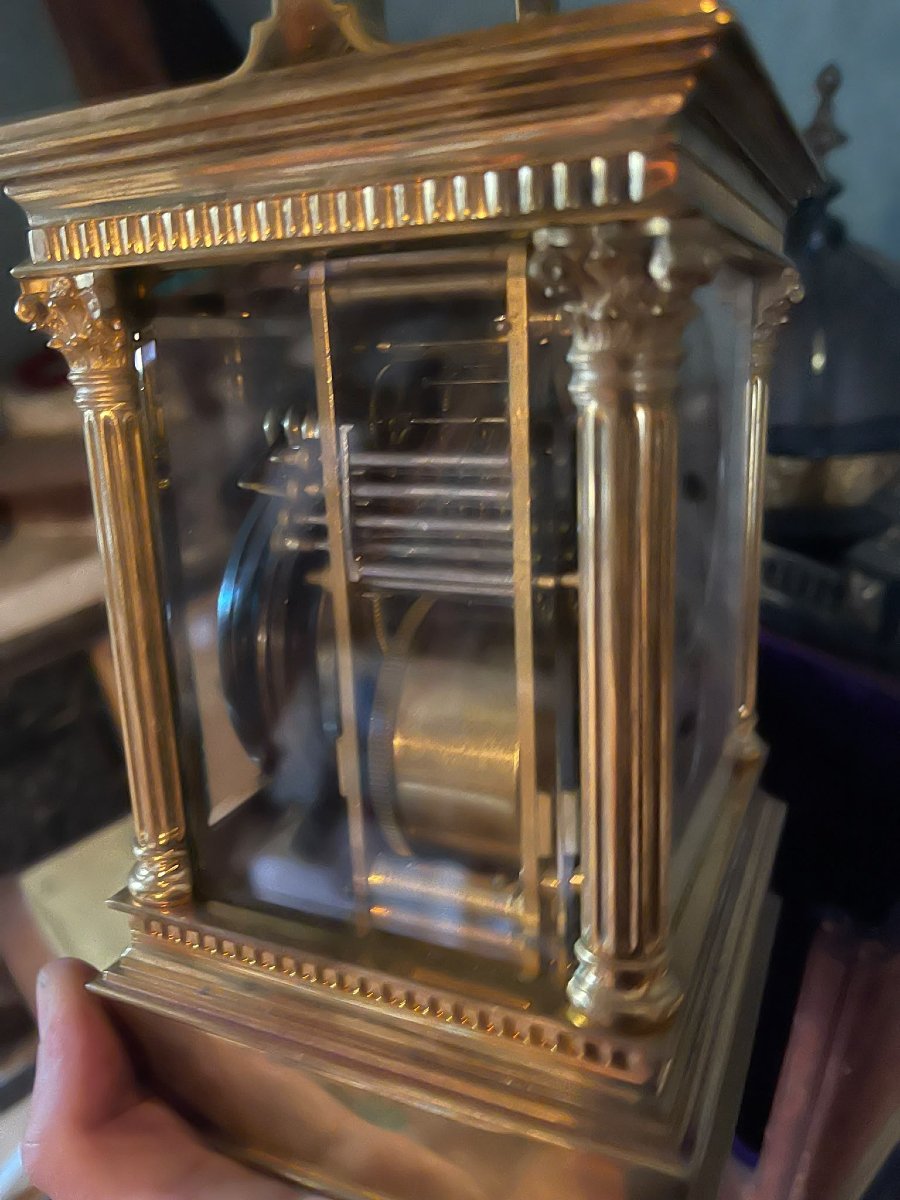 Westminster Great Chime Travel Clock, Pendulette, 6 Hammers-photo-1
