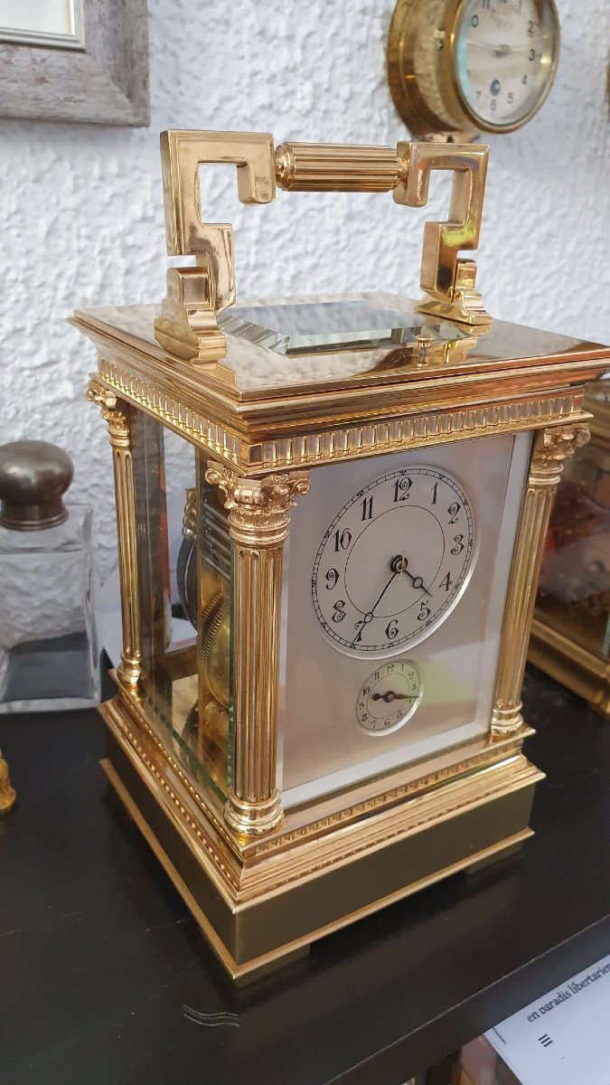 Westminster Great Chime Travel Clock, Pendulette, 6 Hammers
