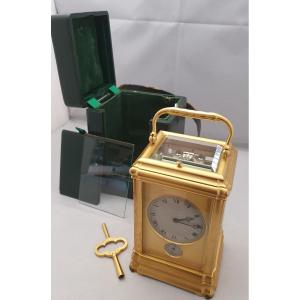 Pendule De Voyage à Grande Sonnerie L. PITOU à Paris + boite de transport