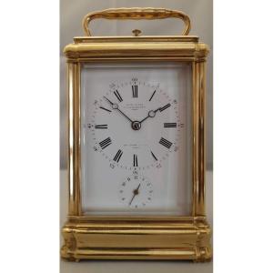  Carriage Clock Leroy Et Fils -  Drocourt Quarter Repeat  Petite Sonnerie