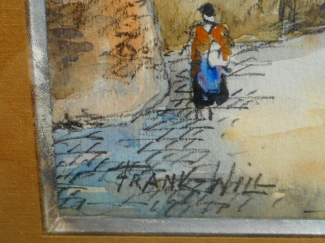 Aquarelle Moret Sur Loing  Frank Will-photo-4