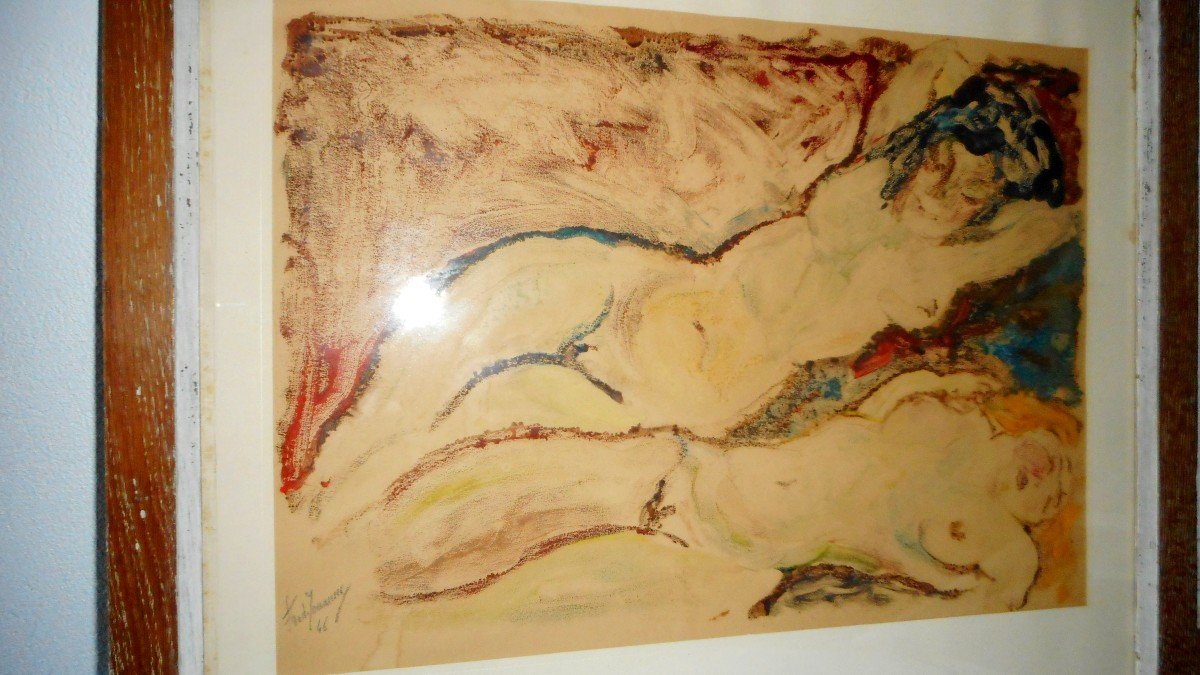 Fred Jouanne Monotype a l'huile-photo-4