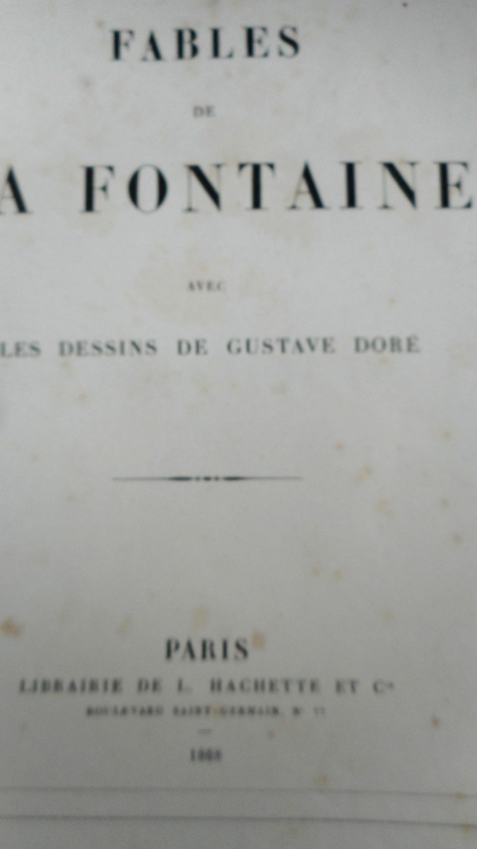 Lafontaine Illustré Par Gustave Doré -photo-2