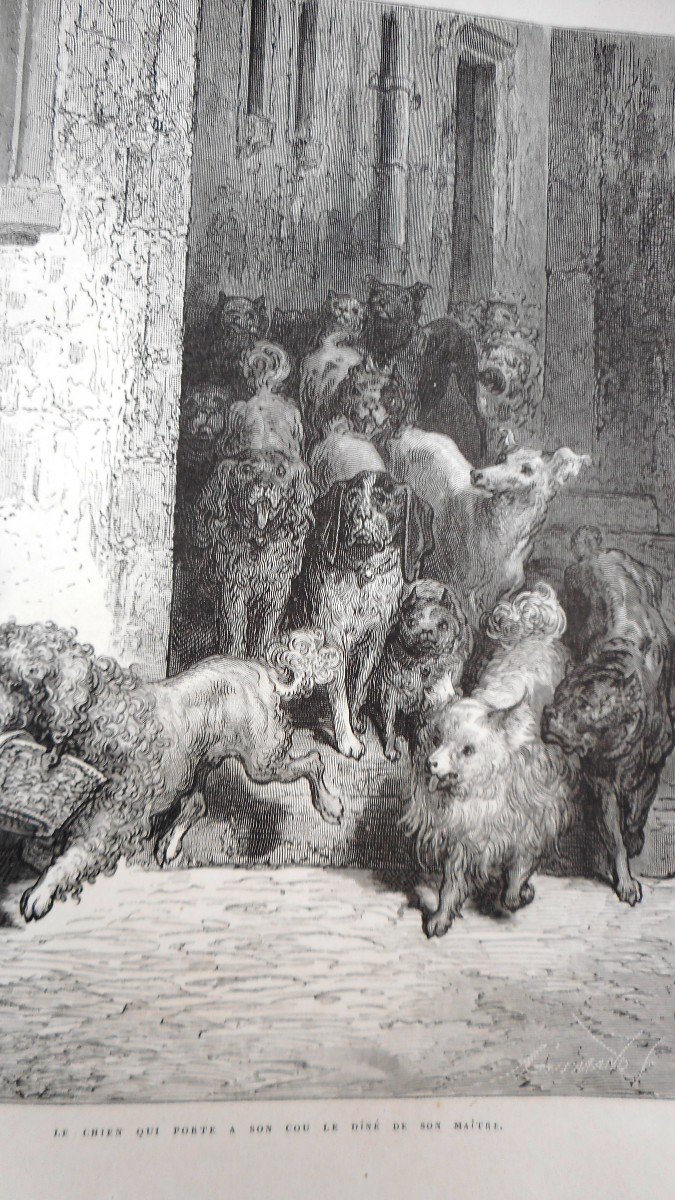 Lafontaine Illustrated By Gustave Doré-photo-4