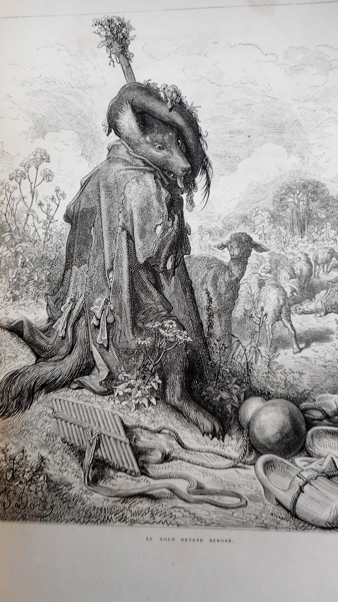 Lafontaine Illustré Par Gustave Doré -photo-2