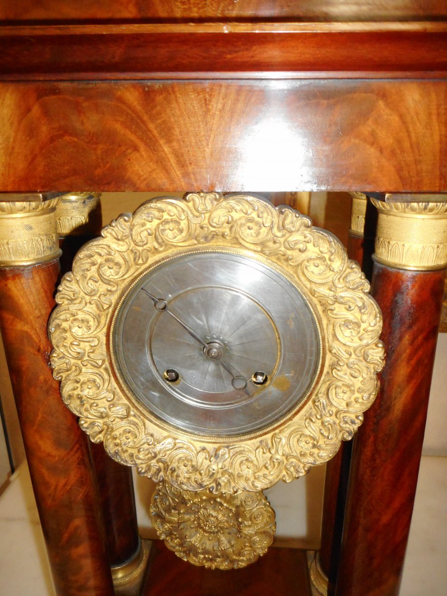 Empire Mahogany Clock-photo-2