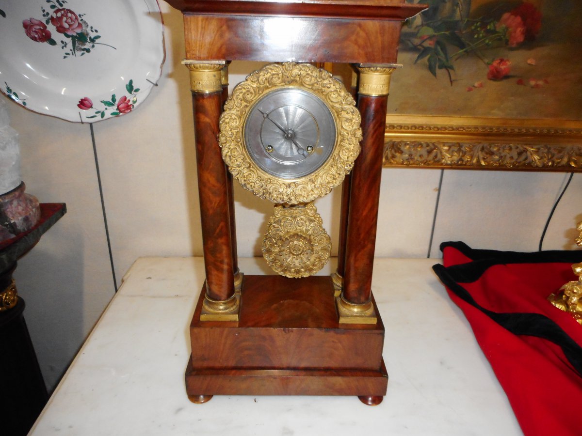 Empire Mahogany Clock-photo-4