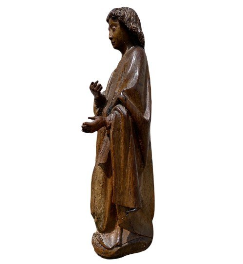 Saint-jean Evangeliste. Chêne Sculpté-photo-4