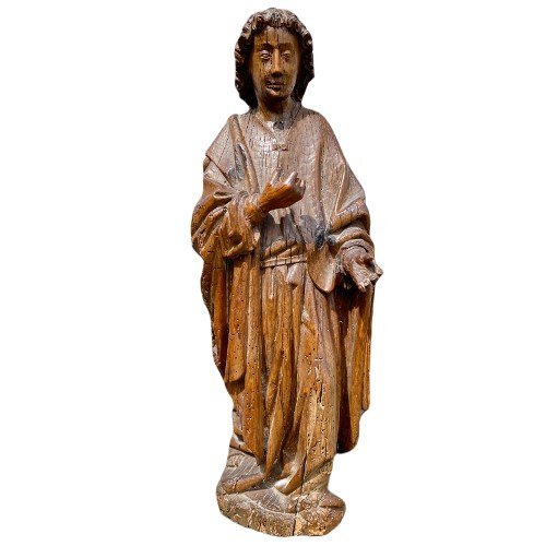 Saint-jean Evangeliste. Chêne Sculpté