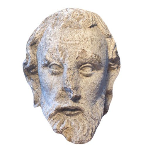 Head Of An Apostle. 13th Century-photo-2