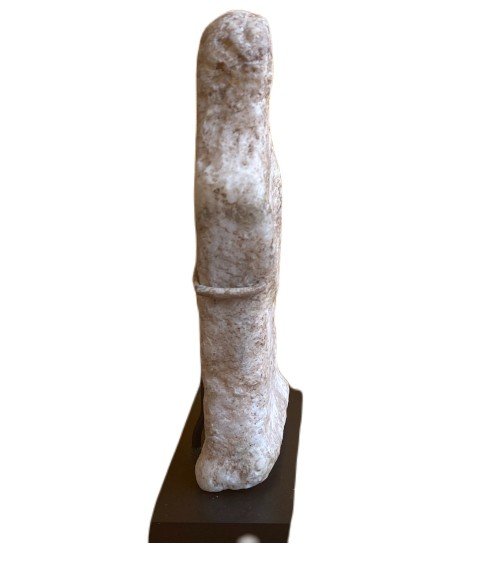 Idole De l'âge Du Bronze En Marbre. Anatolie.-photo-4