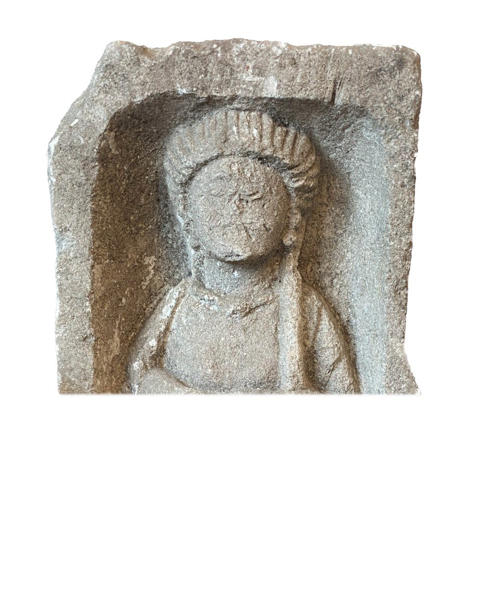 Merovingian Funerary Stele Late Antiquity-photo-3
