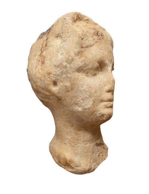 Queen Marble Head. Greek Art Alexandria-photo-2