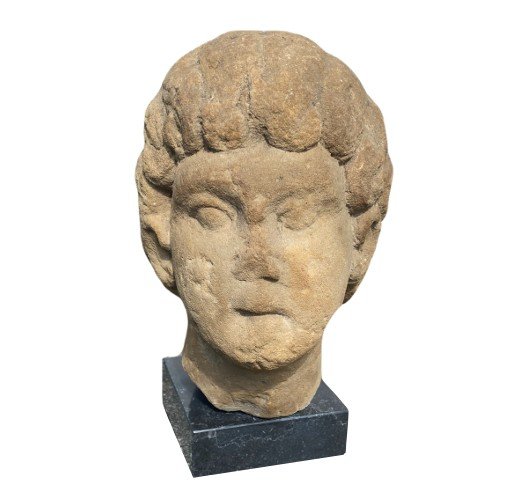 Important Gallo-roman Bust Of Apollo