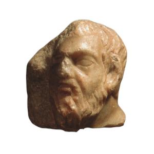 Italian Gothic Sculpture Altounian Collection. Fragment Of Marble Relief.