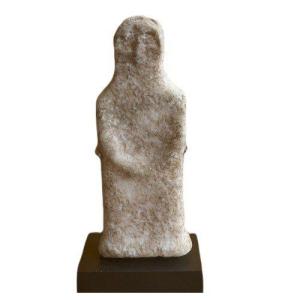 Bronze Age Idol In Marble. Anatolia.