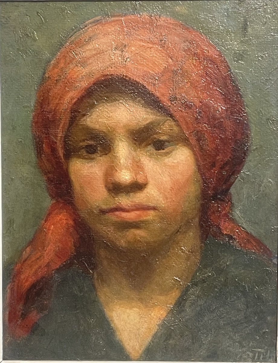 Young Girl With A Scarf-photo-2