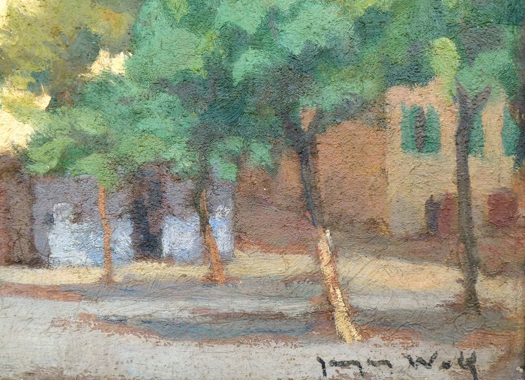 "the Place Du Village" Jacques Wolf (1896-1956)-photo-3