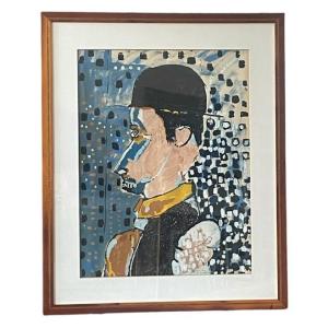 Portrait Of A Man In Profile, Henri Sert (1938 - 1964)