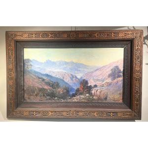 Oil On Canvas, Algerian Mountains, Maxime Noire (1861 - 1927)