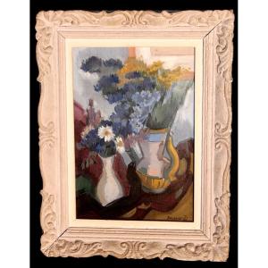 Vases De Fleurs, Jean Besancenot (1902-1992)