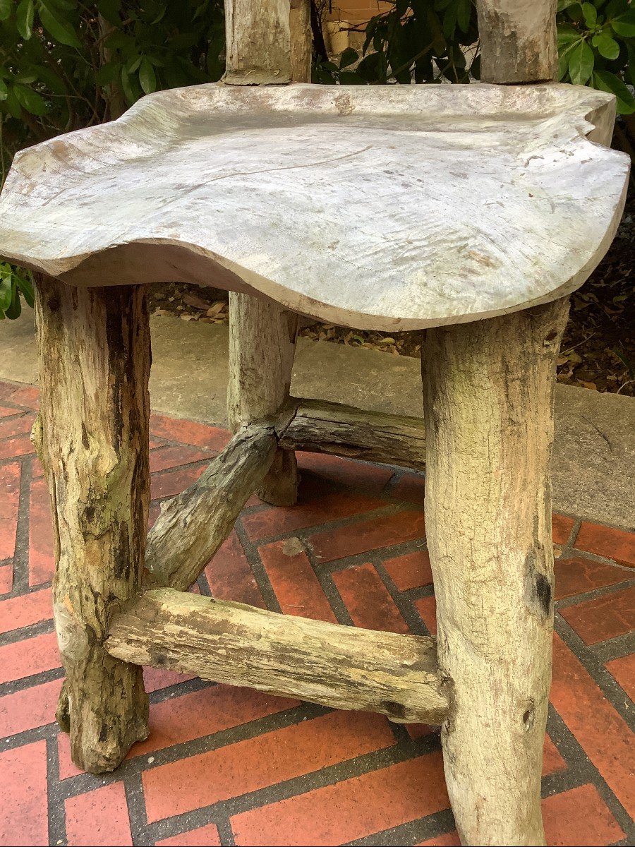 Paire de chaise en bois flotté-photo-1
