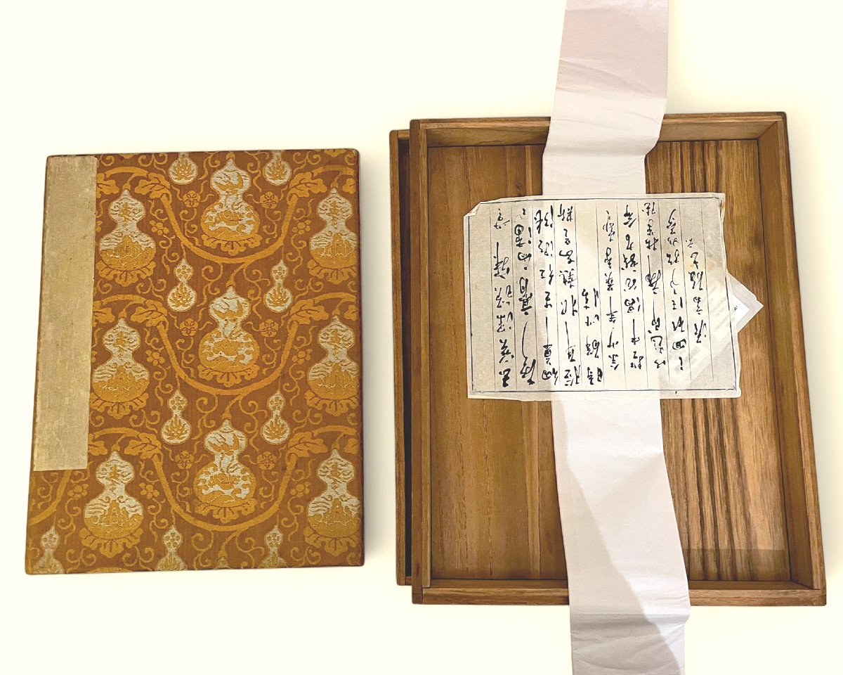 “Livre d’Oreillers” Chinois De 12 Peintures Erotiques, Dynastie Qing, XIXème Siècle-photo-2