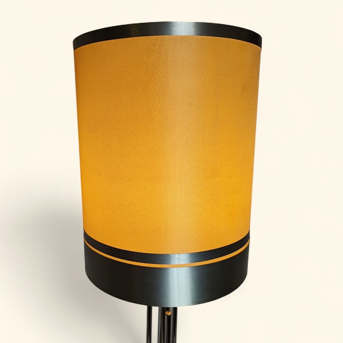 Lampe de Table « Space Age » en Métal Chromé par Gaetano Sciolari (1927-1994)-photo-3