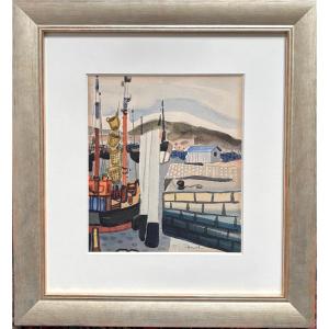 Gustave Camus (1814-1984) Watercolor 