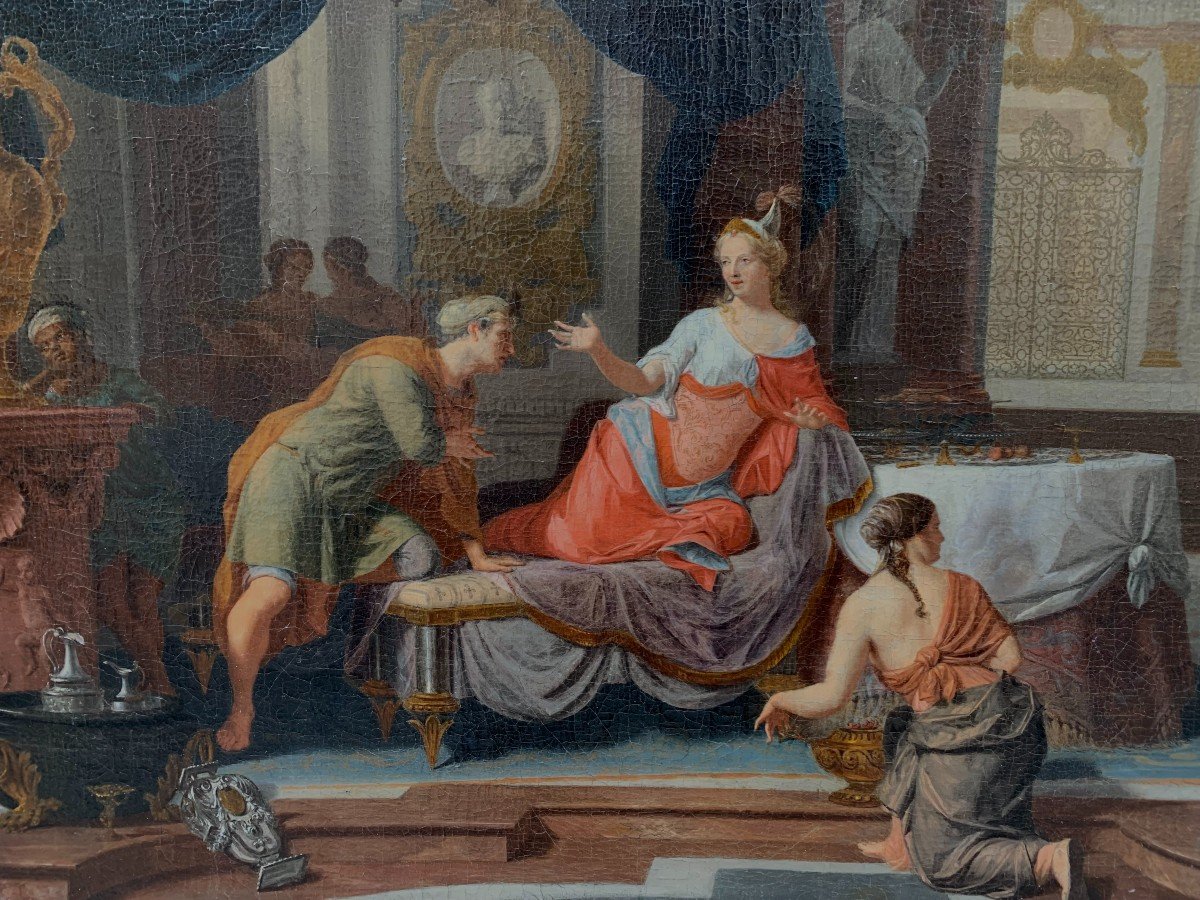Antony And Cleopatra By Nikolaas Verkolje (delft 1673 - Amsterdam 1746) Oil On Canvas-photo-2
