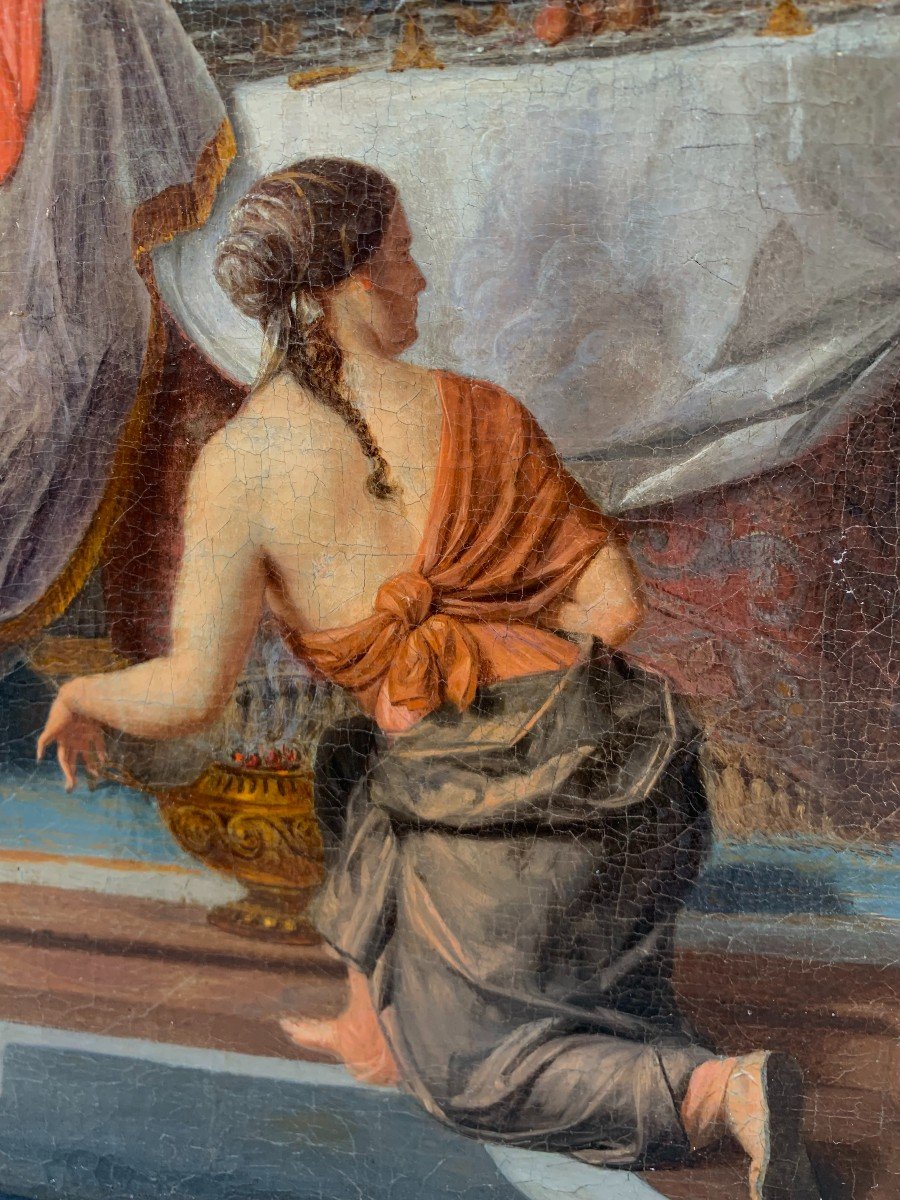 Antony And Cleopatra By Nikolaas Verkolje (delft 1673 - Amsterdam 1746) Oil On Canvas-photo-1