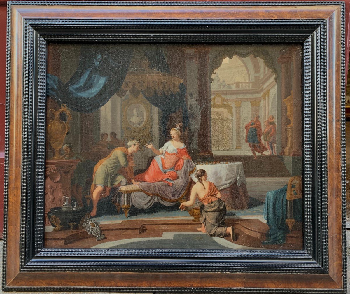 Antony And Cleopatra By Nikolaas Verkolje (delft 1673 - Amsterdam 1746) Oil On Canvas