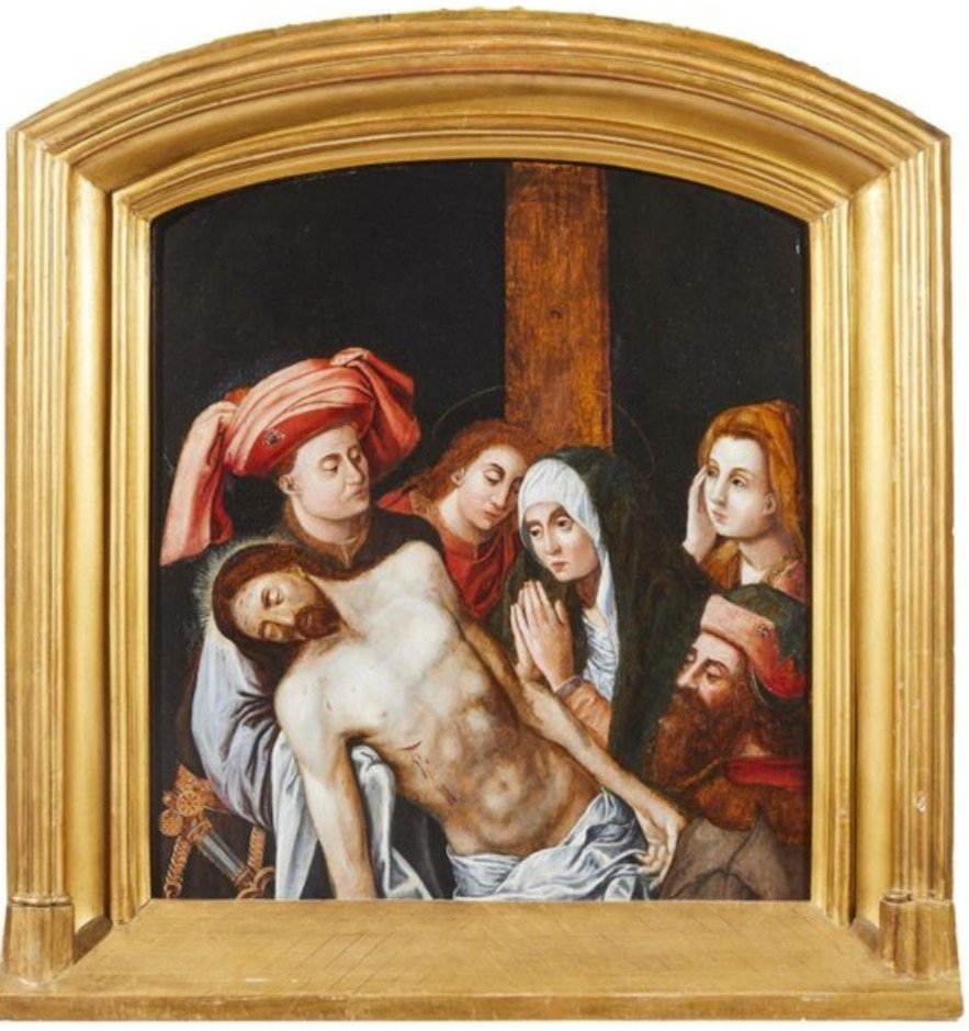 Deposition From The Cross - Flemish School Of The Late 15th Century, Entourage Of Hugo Van Der Goes