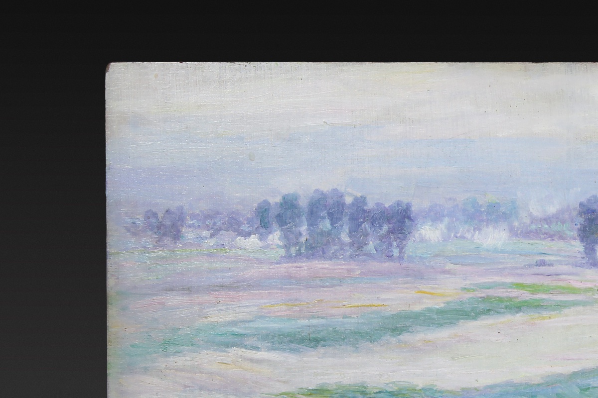 Landscape Of The Polders Near The Belgian Coast Monogrammed Willy Schlobach-photo-2