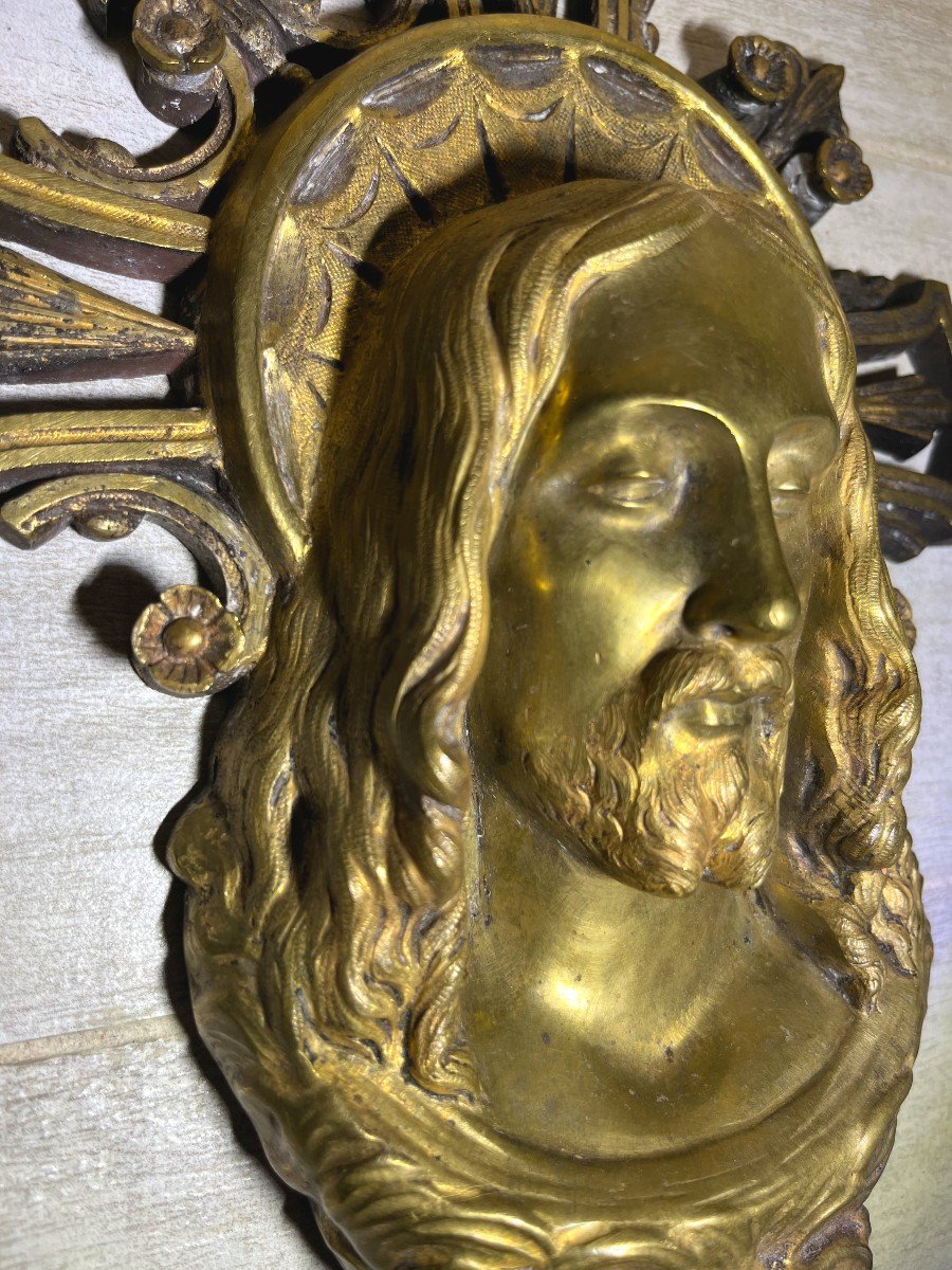 19th Century Bronze Holy Water Font-photo-2