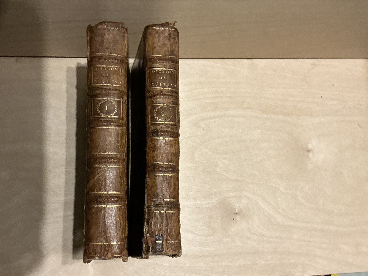 Pair Of 18th-century Books: L’agronome, Or Portable Dictionary For The Cultivator.-photo-3