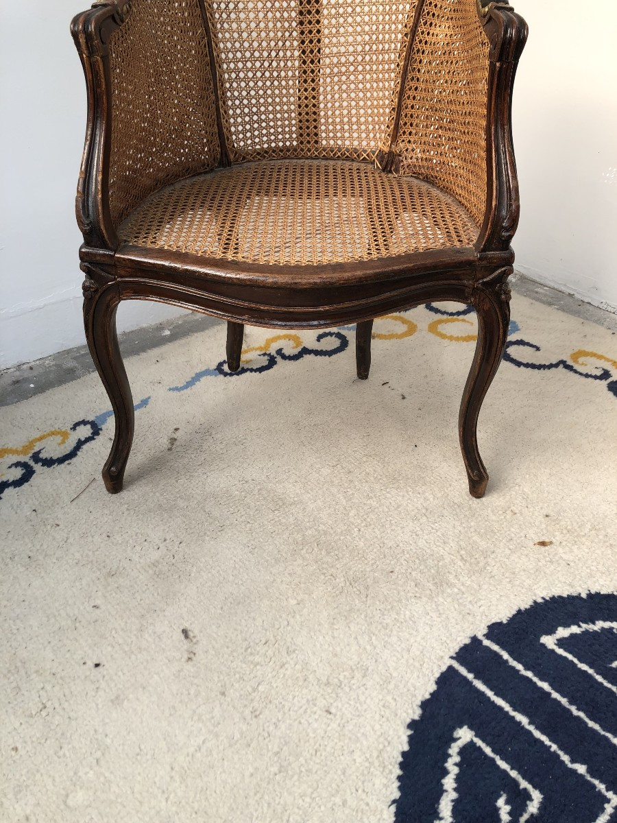 Louis XV Style Office Chair, Napoleon III Period -photo-1