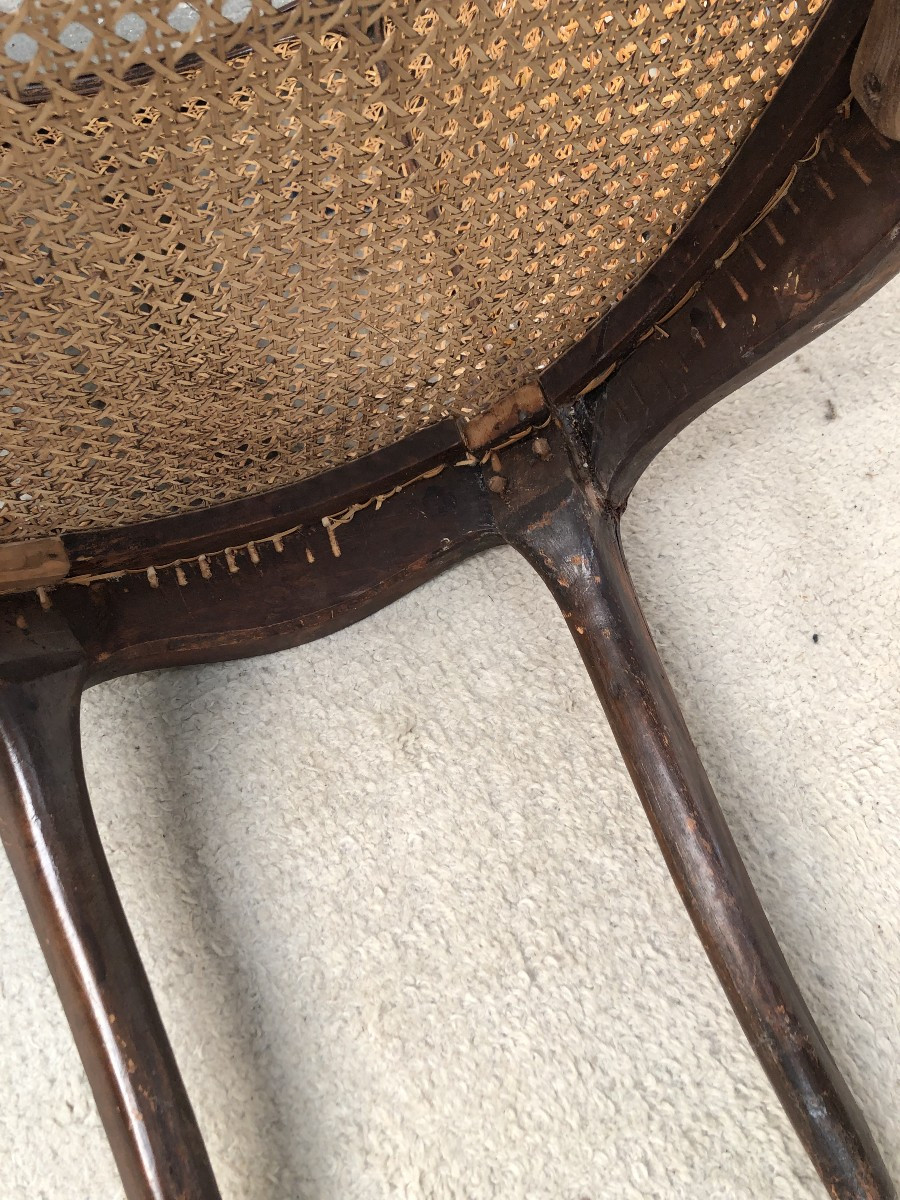 Louis XV Style Office Chair, Napoleon III Period -photo-5